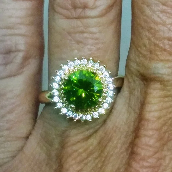 Stamped 14KT ring - Picture 2 of 3